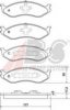 KIA 0K5533323ZA Brake Pad Set, disc brake